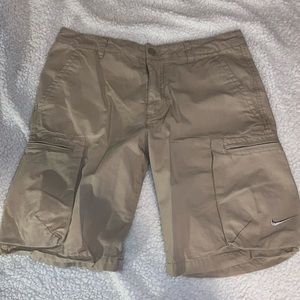 Khaki Nike Cargo Shorts